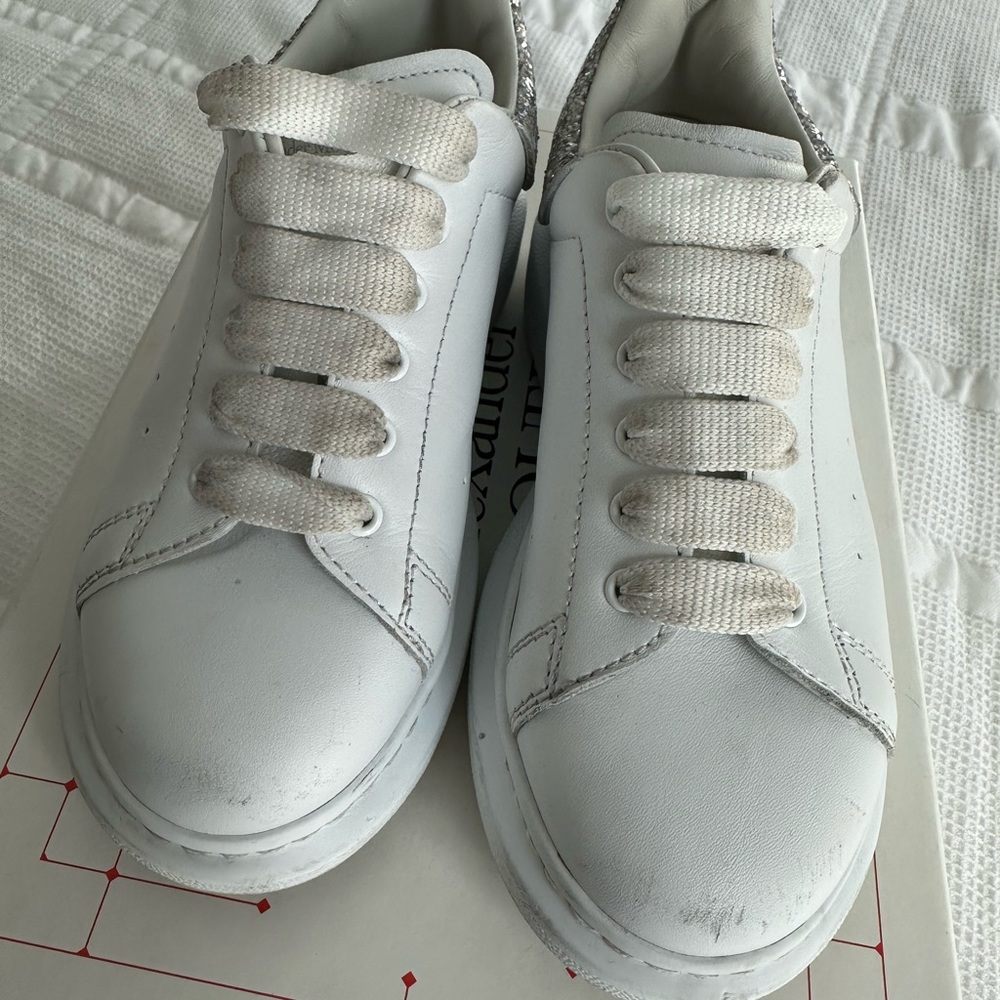 Kids Alexander McQueen glitter- sz 12 - Picture 2 of 7